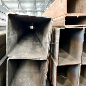 Tubes carrés en acier creux noir, section carrée, <span class=keywords><strong>tube</strong></span> rectangulaire en acier 80 * 40, poteau pour clôture - Product Image 5