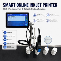 Imprimante jet d'encre industrielle automatique Willita Tij 12,7 mm à 101,6 mm 60 m/min avec écran tactile 7 pouces pour codage de date, codes QR et lots