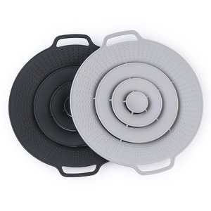 Couvercle de casserole en silicone, bouchon anti-éclaboussures pour aliments chauffés à la vapeur, protecteur d'ébullition, cuisine, cuisson, lave-vaisselle, vente en gros - Product Image 1