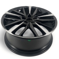 Jantes en alliage d'aluminium forgé JWYC 17-22 pouces, neuves, finition noire usinée, 5 branches avec déport de 20 mm/25 mm pour Toyota Camry & BMW Audi