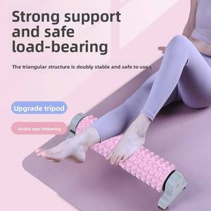 Rodillo de Masaje en Forma de Media Luna con Soporte Triangular para Relajación Muscular y Ejercicio, Equipo de Ejercicio Premium - Product Image 3