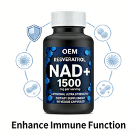 Cápsulas de Gel Suave de Vitaminas Premium NAD+ en Venta, 300 mg 1000 mg, Productos de Belleza, Antioxidantes, Certificados, OEM, Marca Privada, para Adultos