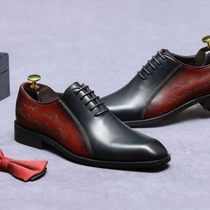 รองเท้าอ็อกซ์ฟอร์ดธุรกิจ ASTON M.JAZZ แบบสั่งทำพิเศษ ดีไซน์หรูหรา ทรงหัวแหลม สำหรับผู้ชาย ระบายอากาศได้ดี น้ำหนักเบา กันลื่น - Product Image 3