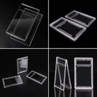 Protecteur de carte haute définition, support rigide en acrylique résistant aux UV pour cartes standard, idéal pour l'archivage