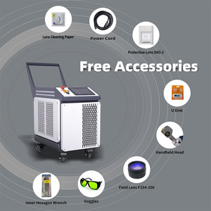 เครื่องทำความสะอาดด้วยเลเซอร์พัลส์เวฟ MAX Brand 200W สภาพใหม่ ชนิดไฟเบอร์เลเซอร์ สำหรับกำจัดสนิมบนอะลูมิเนียมและพลาสติก - Product Image 2