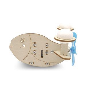 Juego de rompecabezas de madera 3D montaje <span class=keywords><strong>Montessori</strong></span> Ciencia de madera novedad juguete pez de madera juguete para niños - Product Image 2