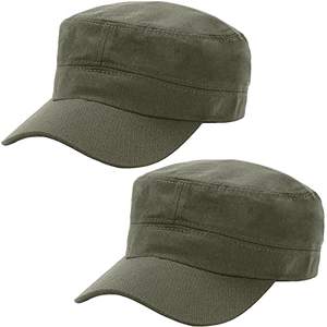 Beige Unisex Sporty Baseball <b>Cap</b> with Embroidery Adjustable <b>Flat</b> Top Breathable Cotton Twill <b>for</b> <b>Men</b> & Women - Product Image 5