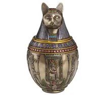 Hot Koop Zeldzame Egyptische Bastet Kat Gedenkteken Urn