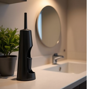 Portascopino con Scopino Nero Opaco 108587 per Pulizia Bagno e Cucina - Product Image 3
