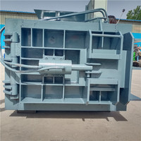 Presse à balles horizontale hydraulique entièrement automatique robuste à commande PLC, haute capacité pour le balayage de la paille, du foin, de l'ensilage et des déchets agricoles