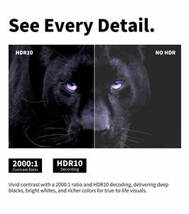 Proyector LCD con certificación ODM de Wupro, <span class=keywords><strong>Google</strong></span> TV, 1080P Full HD, compatible con 4K, <span class=keywords><strong>Mini</strong></span> LED Beamer, 2+16GB, corrección automática, proyector portátil. - Product Image 2