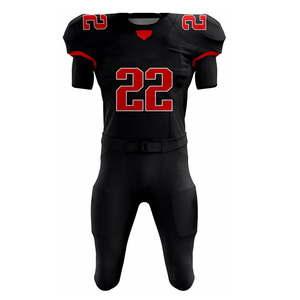 Prix d'usine, faible MOQ, uniforme de football américain unisexe sur mesure, short écologique respirant, fabrication professionnelle - Product Image 2