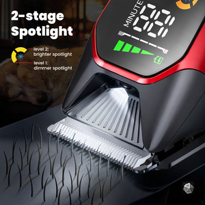 ENSSU Professional Cordless Pet <strong>Hair</strong> Trimmer Low Noise Big Dog Cat Grooming <strong>Clipper</strong> OEM High Power Pet <strong>Hair</strong> <strong>Clipper</strong> - Product Image 6