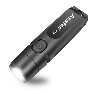 Asafee Móc Khóa Nhôm Thiết Kế Mới Đèn Flash Đèn Pin <span class=keywords><strong>Mini</strong></span> Sạc Được Bỏ Túi Cầm Tay Đèn Pin EDC 650Lumen - Product Image 1