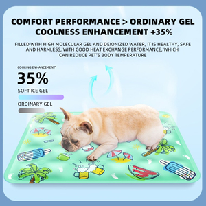 Großhandel Maßgefertigte Aufblasbare Umweltfreundliche Wassergefüllte Haustier-Kühlmatte Selbstkühlende <span class=keywords><strong>Gel</strong></span>-Technologie Mit Trockeneis - Product Image 5