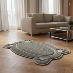 Alfombra para gatos de doble capa, impermeable, de PVC, de lujo, moderna, lavable, con diseño de panal, suministro directo de fábrica. - Product Image 6