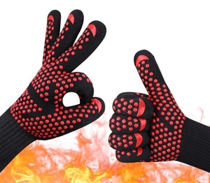 Guantes de Silicona Extra Largos Profesionales Personalizados 1472F para Horno de Barbacoa, Resistentes al Calor, para Cocinar y Hornear - Product Image 3