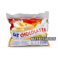 Barra de galletas de chocolate Choco de energía de leche de avena personalizada, venta al por mayor