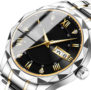 นาฬิกาควอตซ์สไตล์เข็มขัดผู้ชายใหม่เรืองแสงกันน้ำ - Product Image 5