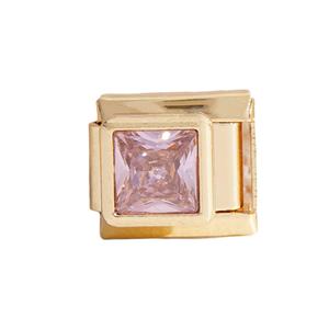 Crystal Bracelet Stainless Steel Modular Bezel Setting Heart Shape DIY Jewelry Accessories Unisex Everyday Wear - Product Image 4