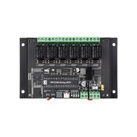 Modul Relay RP2350 6 kanal industri, antarmuka topi RS485/Pico, banyak sirkuit pelindung isolasi, casing Rail-Mount