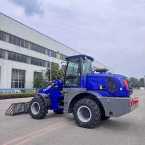 Mini cargador telescópico 4WD con motor YUCHAI, manipulador telescópico de 2 toneladas de alta calidad, cargador de ruedas de cubo chino a la venta - Product Image 4