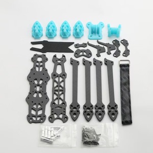 Kit de Marco de Quadcopter de Fibra de Carbono Rojo de 5 Pulgadas y 225 mm, Modelo Mark 4, para Accesorios de Carreras RC - Product Image 6