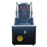Jeu de tir au basket-ball commercial pliable, à monnayeur, pour salle de jeux d'amusement intérieure