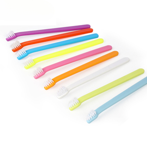 Eco-Friendly Plastic Pet <b>Toothbrush</b> Single <b>Head</b> Oral Cleaning Brush - Product Image 2