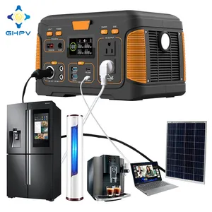 solar portable 300w 500w 1000w 2000w 3000w generator 110v 220v mini outdoor camping backup Power Station