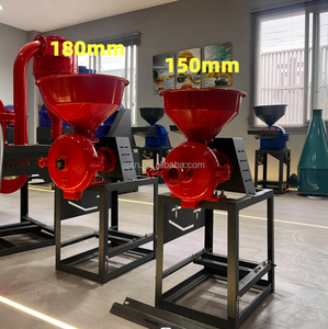 Hoàn toàn tự động 220V năm-hạt hộ gia đình nhỏ lúa mì & Ngô Mill trang trại sử dụng nhà máy bột thép với động cơ bánh răng - Product Image 3