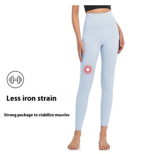 Leggings da Yoga di Alta Qualità per Donna, Traspiranti, ad Asciugatura Rapida, Vita Alta, Modellanti, Tessuto Morbido, Leggings Sportivi Tinta Unita - Product Image 4