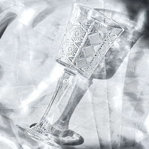 Verre à <span class=keywords><strong>vin</strong></span> en cristal de luxe 290 ml, style nordique classique sculpté, pour fêtes et banquets, avec <span class=keywords><strong>pied</strong></span> haut - Product Image 1