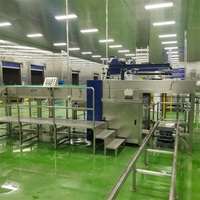 Ligne de production automatique de haricots en conserve avec mélangeur et machine à pain pour le remplissage de produits d'étanchéité pour fruits, bonbons et légumes