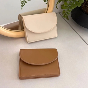 Porte-cartes femme petit porte-monnaie portable portefeuille grande capacité sac d'argent femmes sacs à main en cuir - Product Image 5