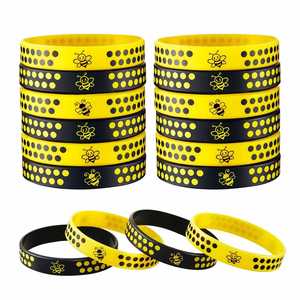 Bracelet en silicone personnalisé avec logo et impression lumineuse pour activités de groupe, sports d'équipe et fournitures promotionnelles pour fêtes - Product Image 6