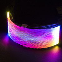 Cable de sincronización de 24 pines ATX RGB, Kit de Cable de extensión decorativo ARGB, 5V, 3 pines, cabeza única síncrona