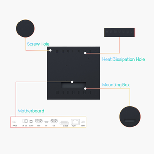 Nhà máy cung cấp siêu mỏng bezel độ sáng cao kích cỡ khác nhau vuông <span class=keywords><strong>LCD</strong></span> hiển thị <span class=keywords><strong>Wall</strong></span> Mount kỹ thuật số biển và hiển thị - Product Image 6