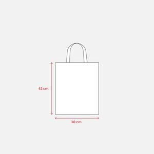 Sac shopping écru 38x42 cm en tissu non tissé, écologique, pour usage promotionnel - Product Image 1