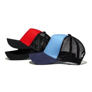 Gorras de Malla de Algodón Lisas, Gorra Trucker con Logotipo Personalizado, 5 Paneles, 100% Algodón, Gorras Deportivas Lisas, Gorra de Béisbol al por Mayor - Product Image 4