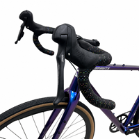 Vélo de Gravel 700c avec cadre en alliage d'aluminium, guidon à bascule, 1x12 vitesses, freins à disque hydrauliques, axe traversant, pour aventure tout-terrain adulte