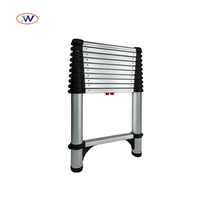 Đa mục đích 12.5 ft Hợp kim nhôm Kính thiên văn thang mở rộng stepladder Trọng lượng nhẹ Kính thiên văn thang - Product Image 1