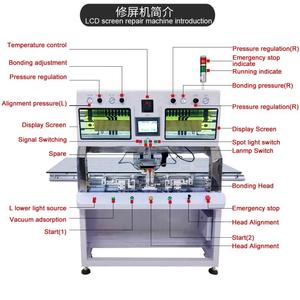 Macchina di Precisione per Incollaggio TAB COF Silman a 3 Telecamere con PLC 220V Certificata CE Garanzia di 1,5 Anni per <span class=keywords><strong>Riparazione</strong></span> Pannelli <span class=keywords><strong>LCD</strong></span> LED <span class=keywords><strong>TV</strong></span> - Product Image 6