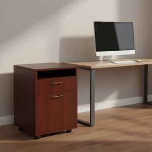 Organizzatore Mobile per Documenti con 2 Cassetti e Ruote per Uso Ufficio - Product Image 2