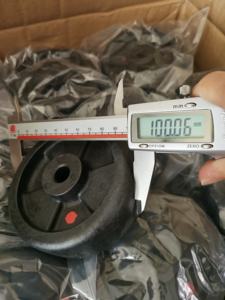 Haute qualité 3/<span class=keywords><strong>4</strong></span>/5 pouces roue en Nylon noir 230 degrés résistant à la chaleur 75/100/125mm four à haute température boulangerie roulette pivotante/acier rigide - Product Image 2