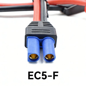 定制40厘米50A 10AWG EC5母头转鳄鱼夹线束，适用于汽车应急启动器12V 24V 48V电子设备 - Product Image 4