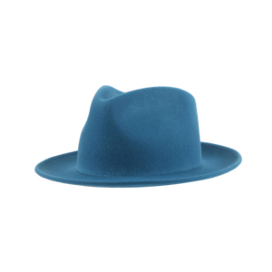 Huayihats ผู้ชายหมวกผ้าสักหลาดขนสัตว์ออสเตรเลียหมวกสีทึบสไตล์อินเดียโจนส์พร้อมปีกกว้างสำหรับสวมใส่ในงานปาร์ตี้ - Product Image 3