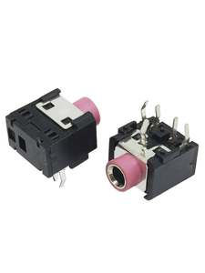 Metalen Kop Koperen Kop 3.5 Koptelefoon Aansluiting Recht Invoegen 5 Pin PJ-306 F <span class=keywords><strong>M</strong></span> 3.5Mm Audio-En Videoaansluiting 5 P - Product Image 4