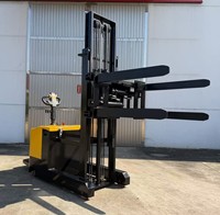 Gerbeur électrique personnalisé Huize 500 kg avec pince rotative à 360° et batterie au plomb-acide