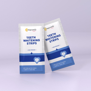Onugesmile 14 Bandes de Gel Blanchissant pour les Dents de Qualité Alimentaire, Transparentes, Produits d'Hygiène Buccale, <span class=keywords><strong>Bande</strong></span> Adhésive Antidérapante pour le Blanchiment des Dents, Usage Quotidien - Product Image 1